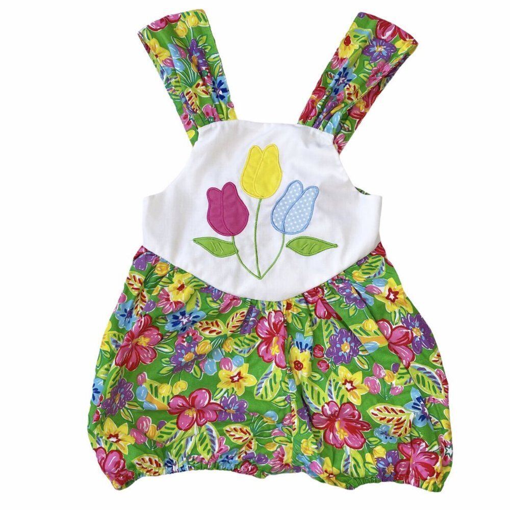 Vintage Nannette Tulip Bubble Romper